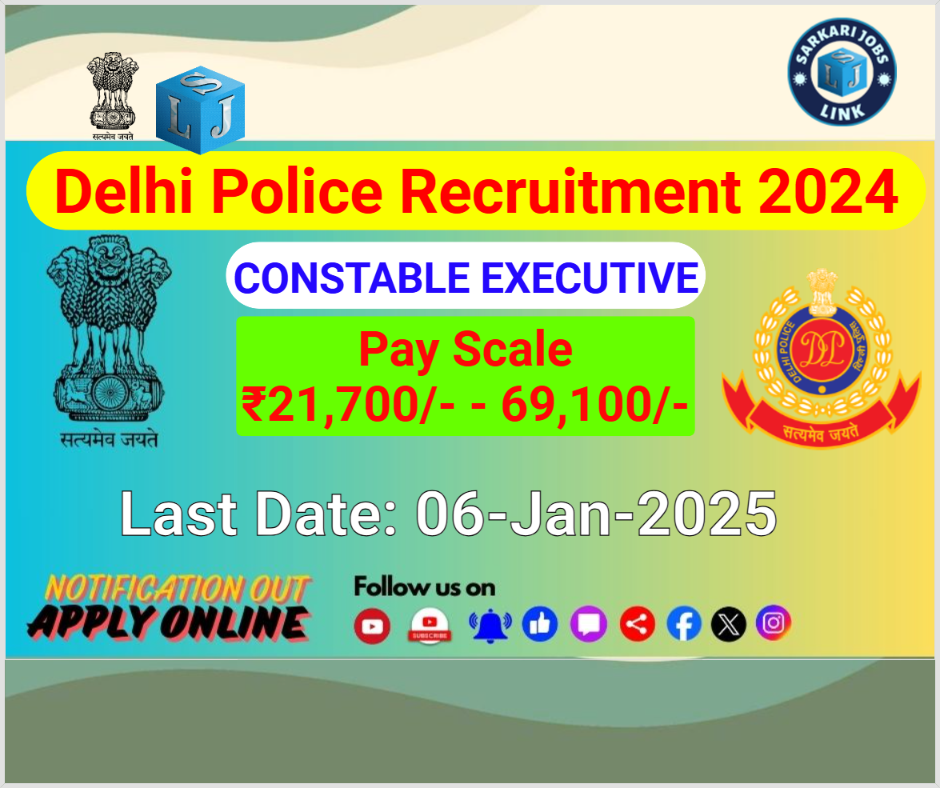 Delhi Police Recruitment 2025