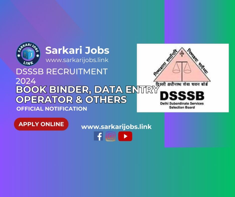 DSSSB Recruitment 2024 in Delhi District Courts